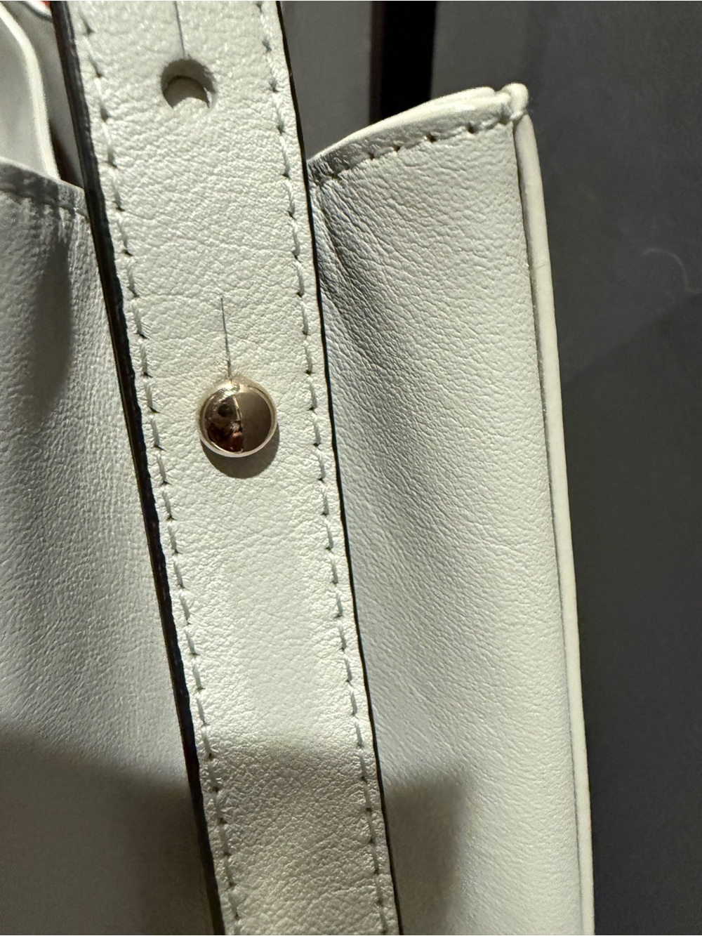 Furla Soft Hobo Shoulder Bag in Light Gray with Black Strap - Picture 7 of 16